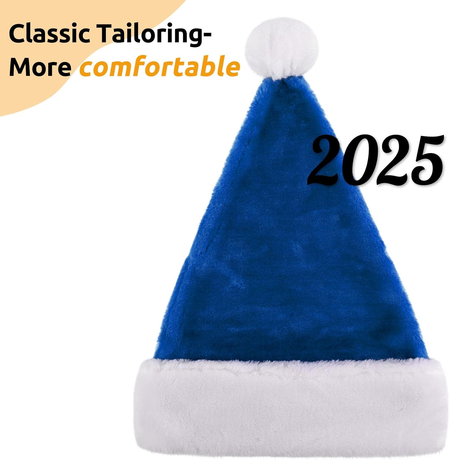 YXHZVON Lot De 3 Bonnets Noël Luxe – Chapeau Père Noël Enfant & Adulte En Velours Peluche, Taille XL, Parfait Fêtes