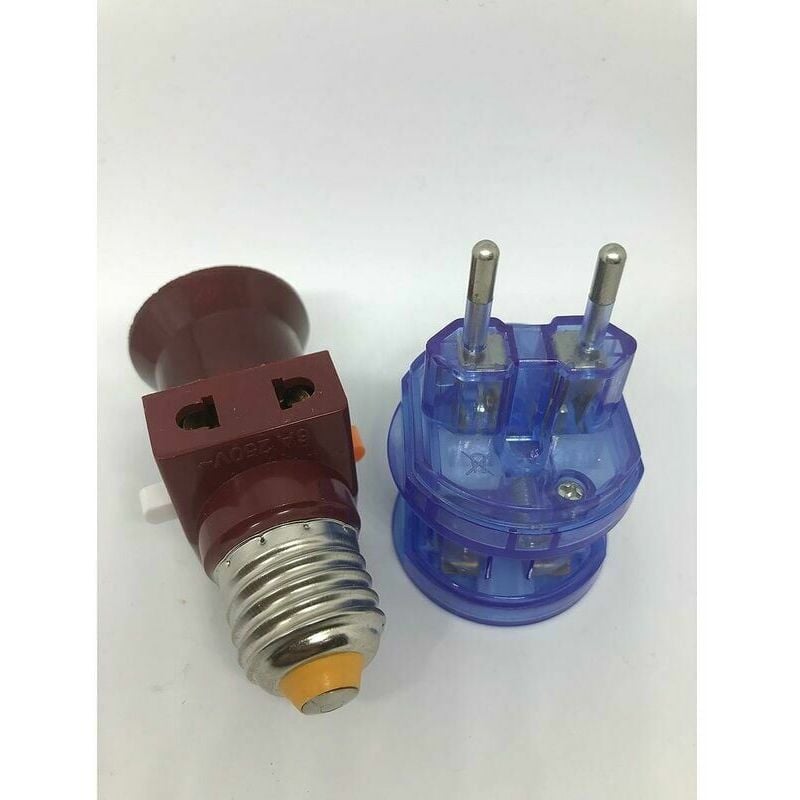 Lot de 2 douilles voleuse a vis E27 avec interrupteur 6A，250V [Classe énergétique A] - 4