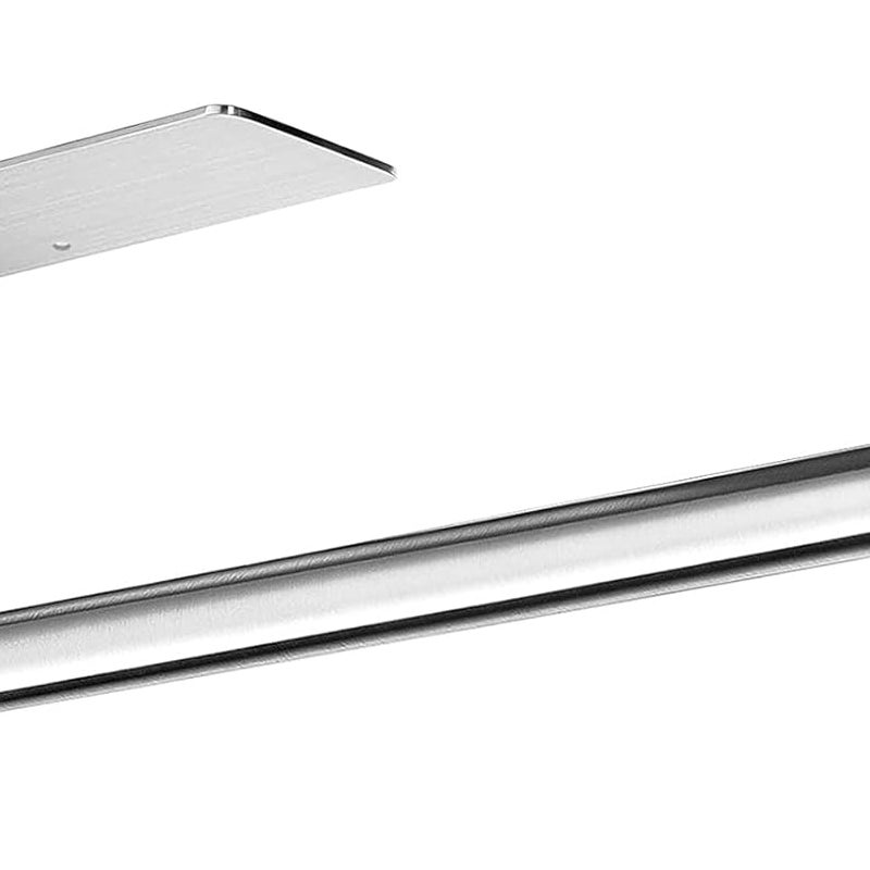 Samoprzylepny uchwyt na ręczniki papierowe, ścienny uchwyt na ręczniki papierowe, uchwyt na papier kuchenny, stal nierdzewna, srebrny kwadrat