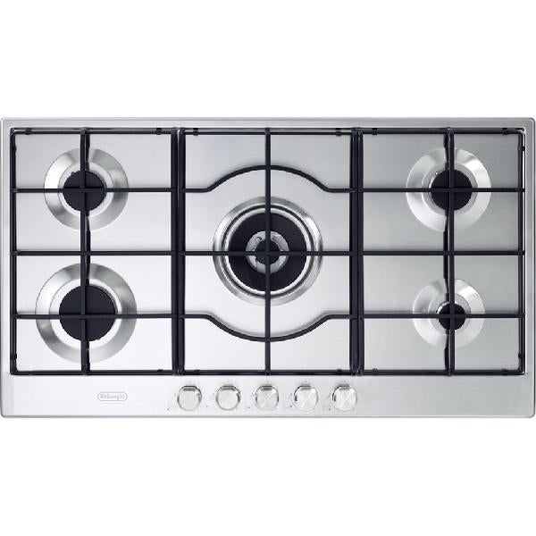 Delonghi Placa De Gas Empotrada Slf 590 Lx De 90 Cm Y 5 Quemadores , Leroy Merlin