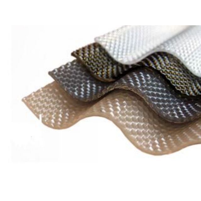 Plaque Polycarbonate Ondulé Nid D'abeille Petite Onde 2,8mm Transparent 1045x6000