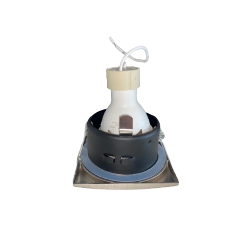 Support Spot GU10 IP65 Carré 82mm - Blanc - SILUMEN - 2