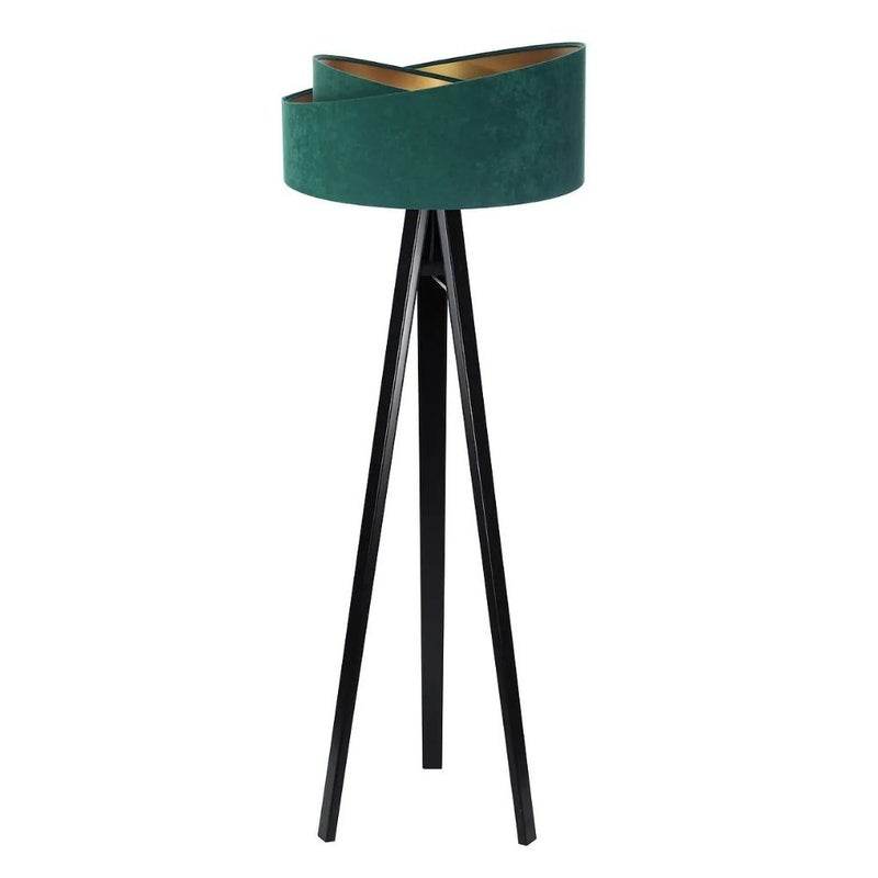 Lampa stojąca GEMSTONE zielona/czarna