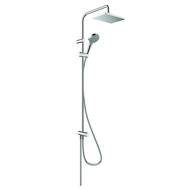 Colonne de douche ou bain douche sans mitigeur HANSGROHE Vernis Shape 230 EcoSmart chromé