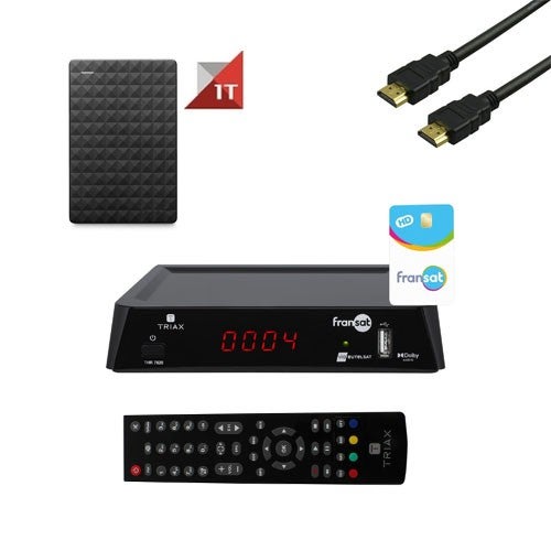 Récepteur Satellite Fransat THR 7620 (TRIAX), HD, Neuf, Sans Carte