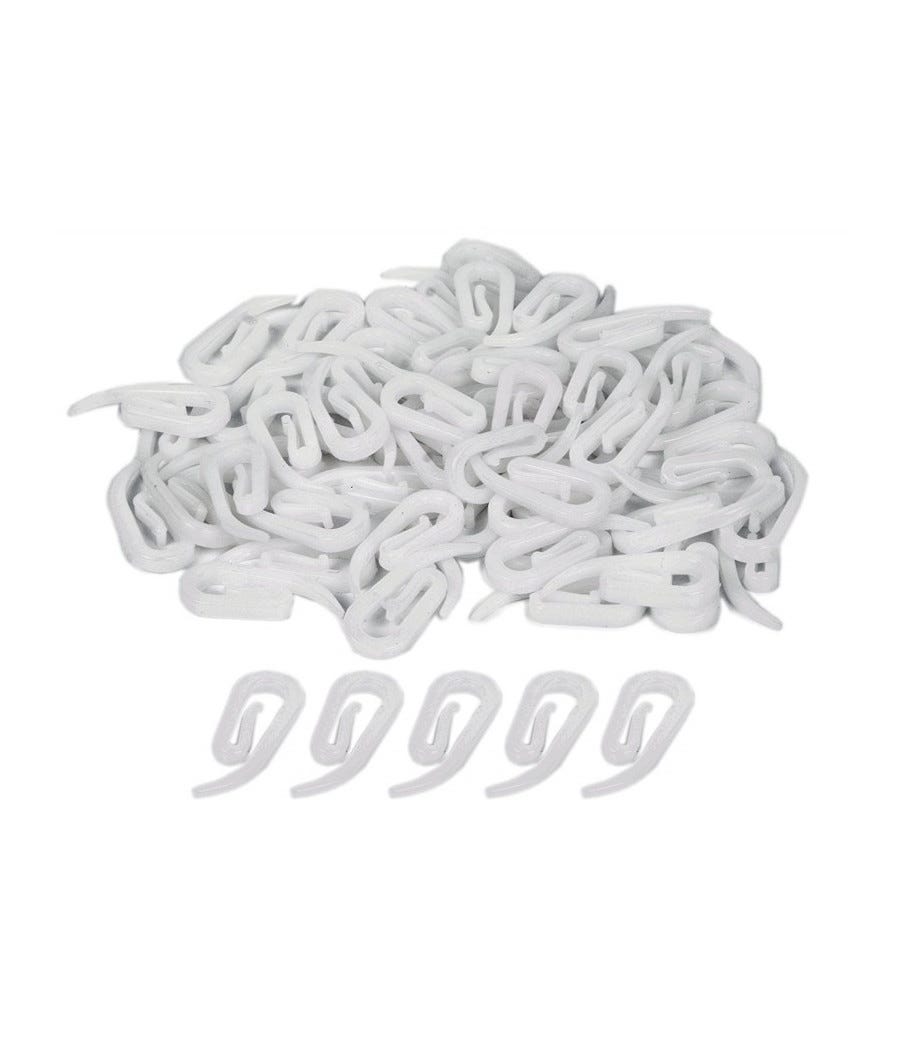 Garneck 25 Ganci per Tende in Plastica Clip Regolabili in Garneck 25 Ganci per Tende in Plastica Clip Regolabili in