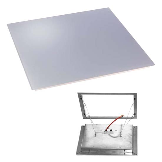 Panel infrarrojo de 220w para integrarse en el techo - vitramo