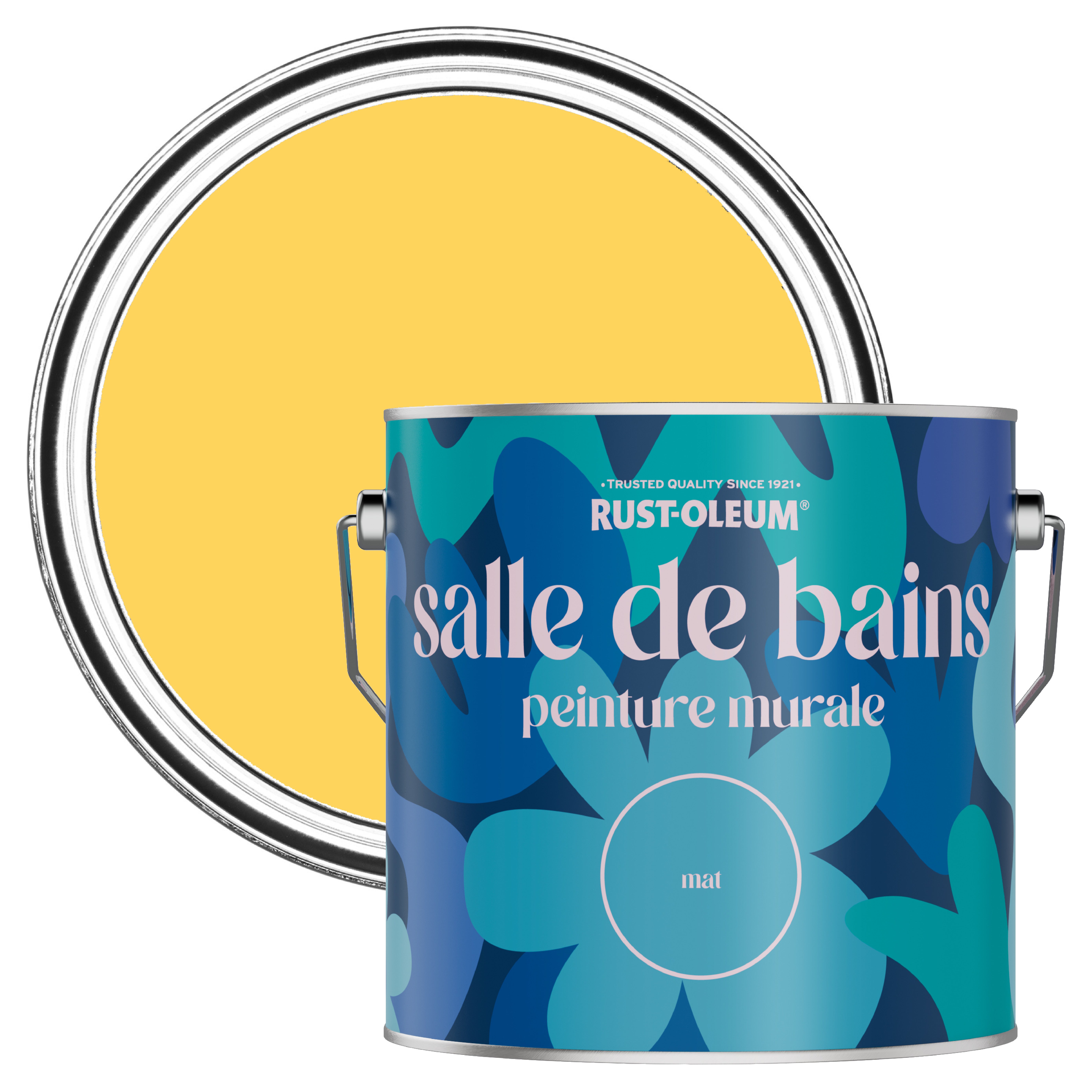 Peinture Jaune résistante à l'eau pour Murs de Salle de Bains, Mate ...