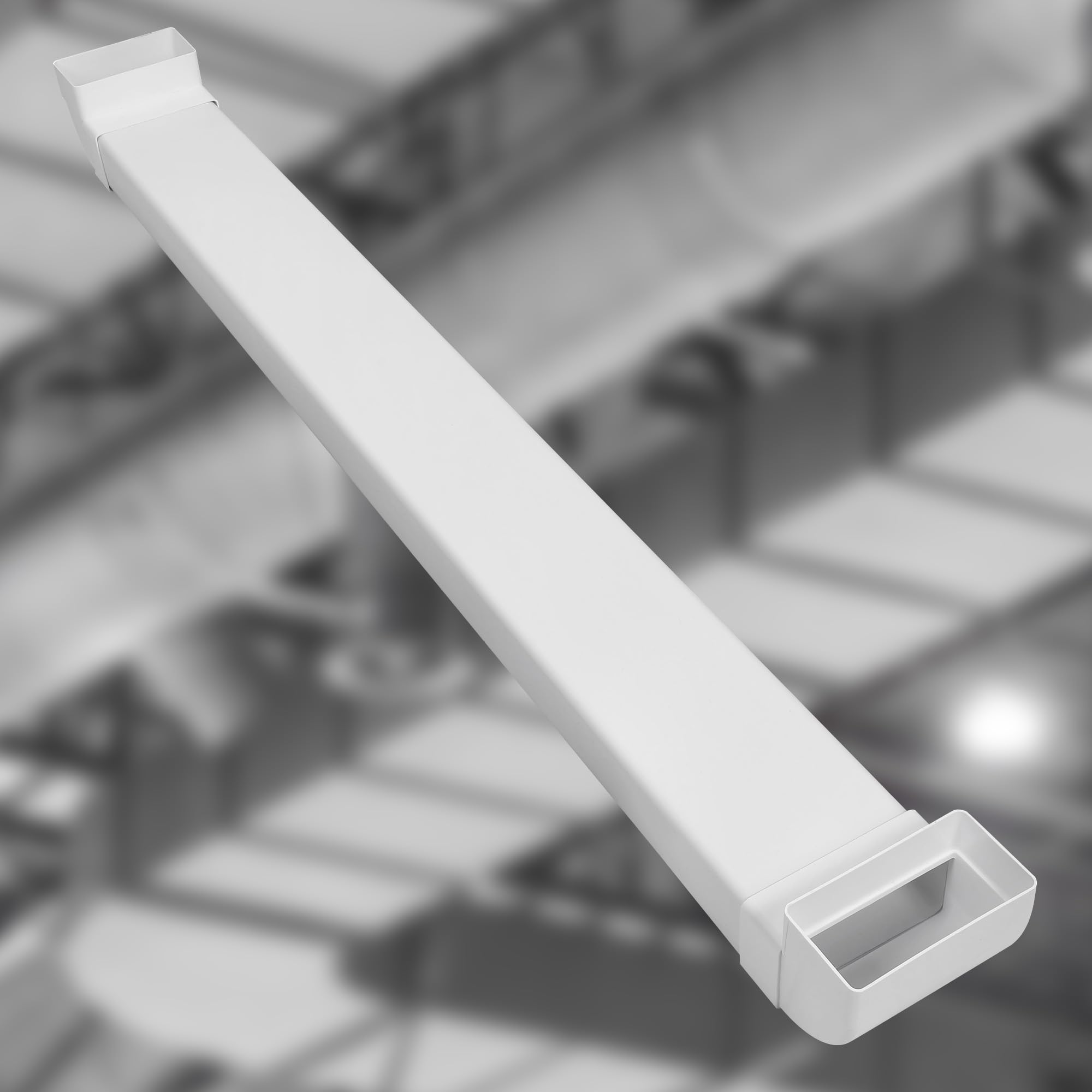 Canal de câbles encastré pour TV 110 x 55 mm L: 112 cm - Plastique passage de câbles invisible - Goulotte Passe Cable - KOTARBAU - 4