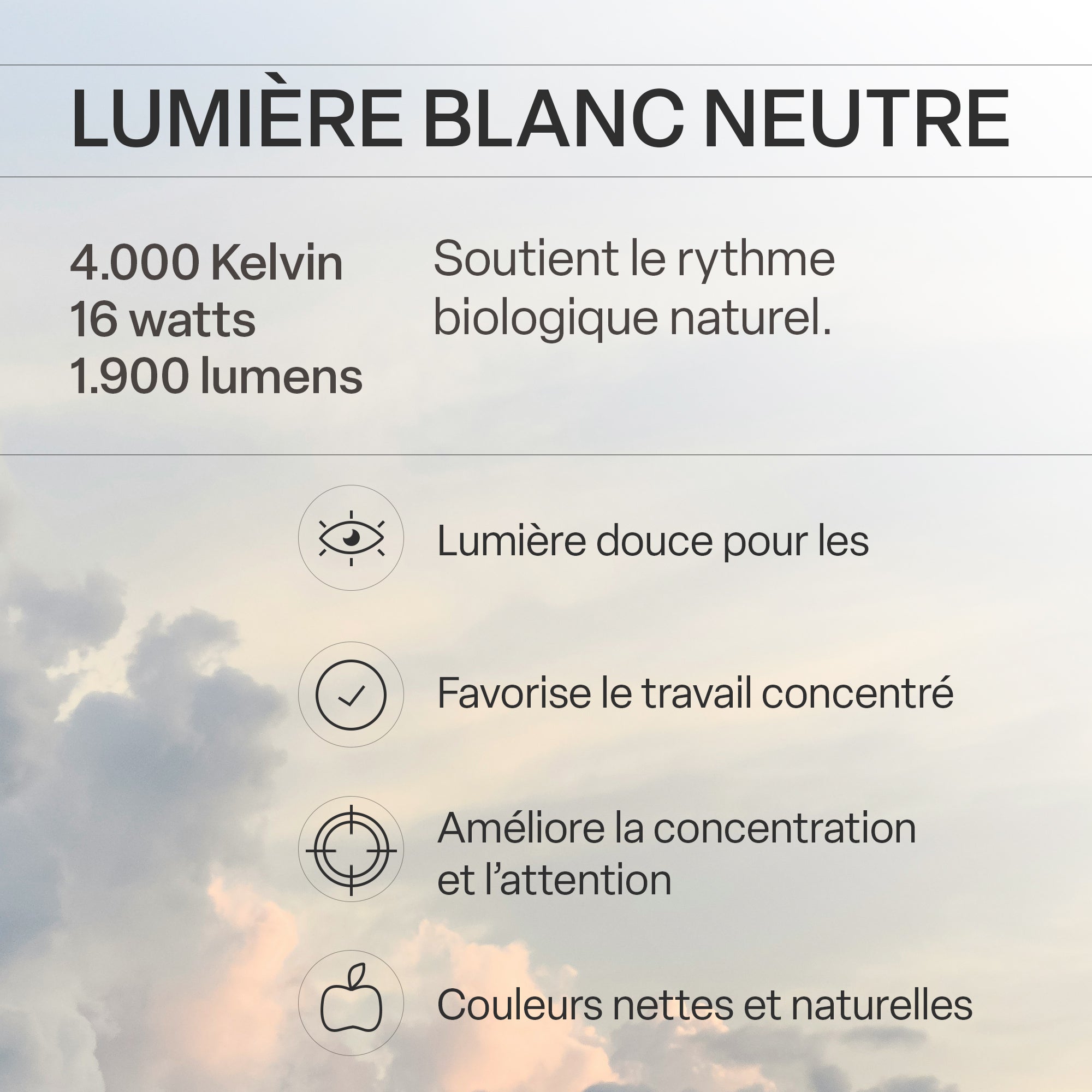 Panneau LED - Plat - Protection contre les projections d'eau IP44 - 24 x 24 cm - Blanc neutre - 16 W 1900 lm - B.K.Licht - 4