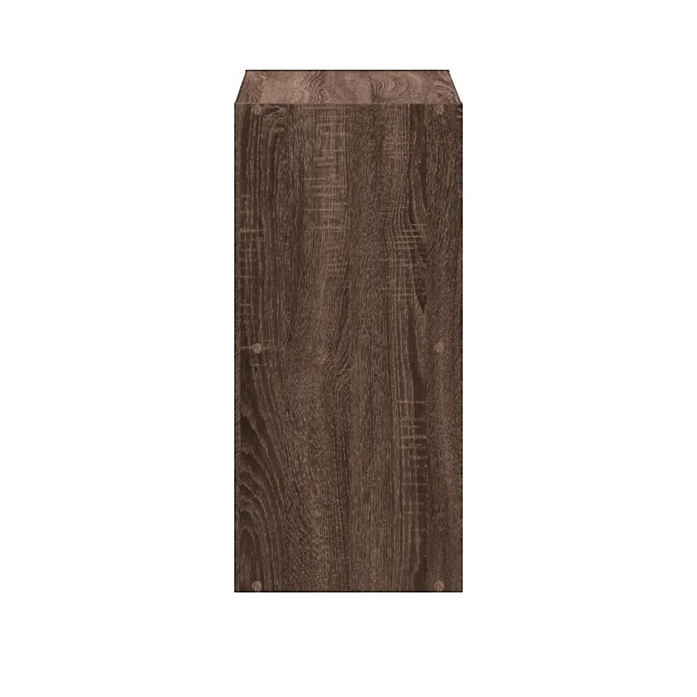 Bibliothèque chêne marron 68,5x32x68,5 cm bois d'ingénierie vidaXL - 2