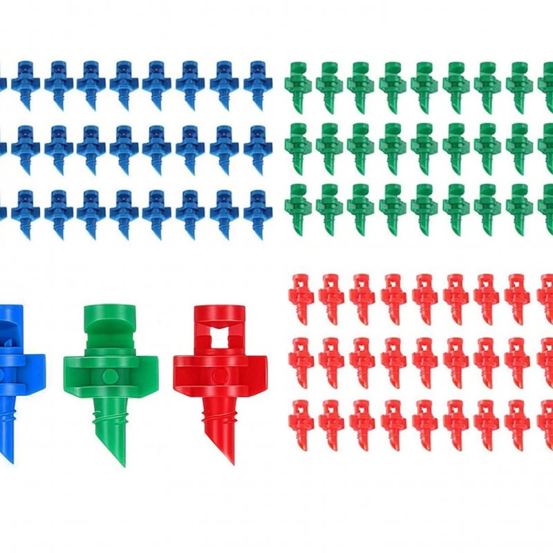 90 szt. zraszaczy kątowych 90/180/360 stopni, miniaturowa dysza do podlewania trawnika, system nawadniania roślin