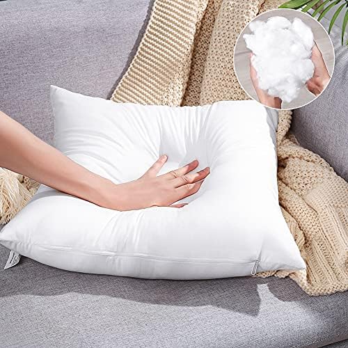 Lot de 4 housses de coussin imperméables 45 x 45 cm - Housses de coussin - Coussins d'extérieur - sans noyau - 3
