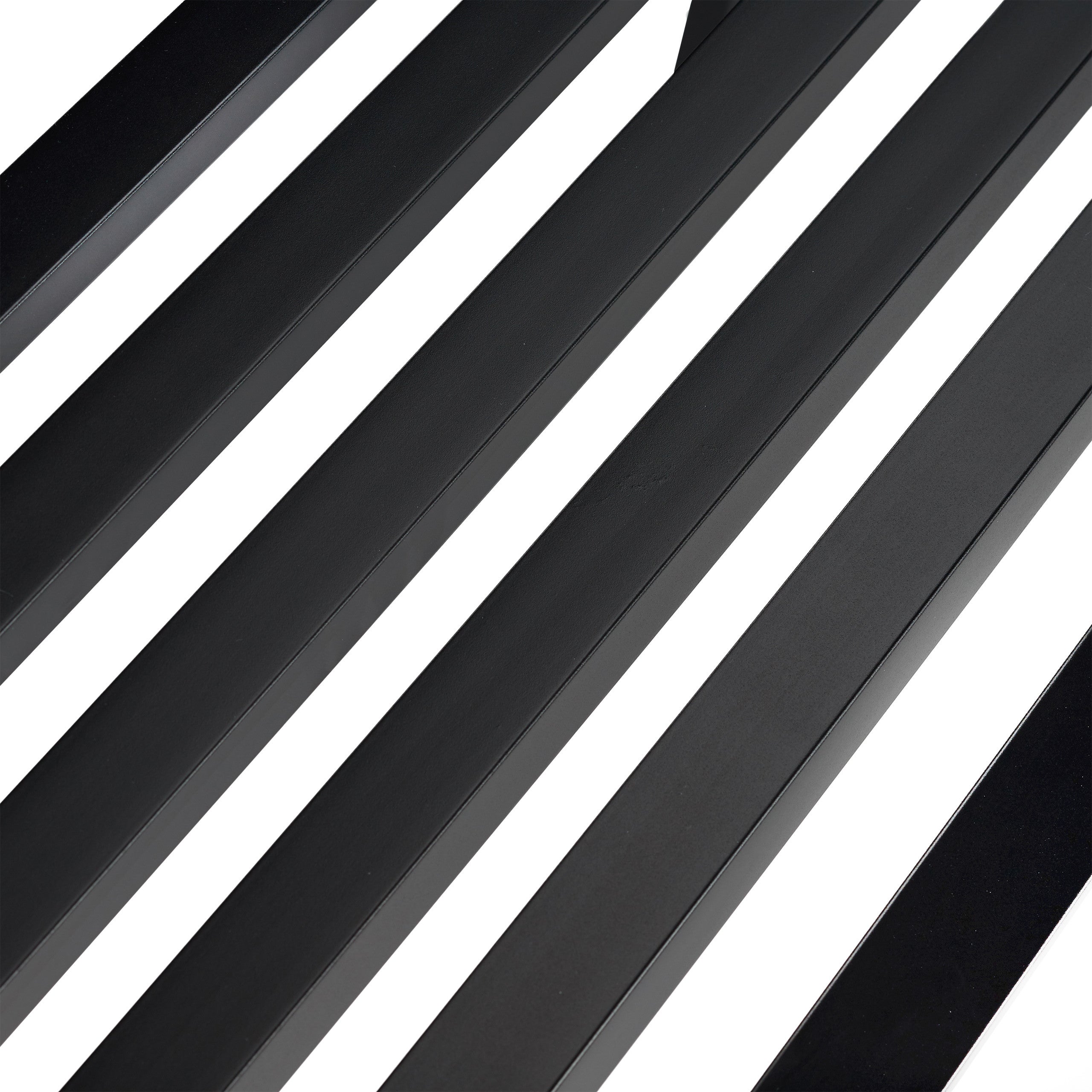 Banc de jardin, 2 places, confortable, ornements vintage, terrasse, balcon, HLP 86,5 x 127 x 60 cm, noir, Relaxdays - 8