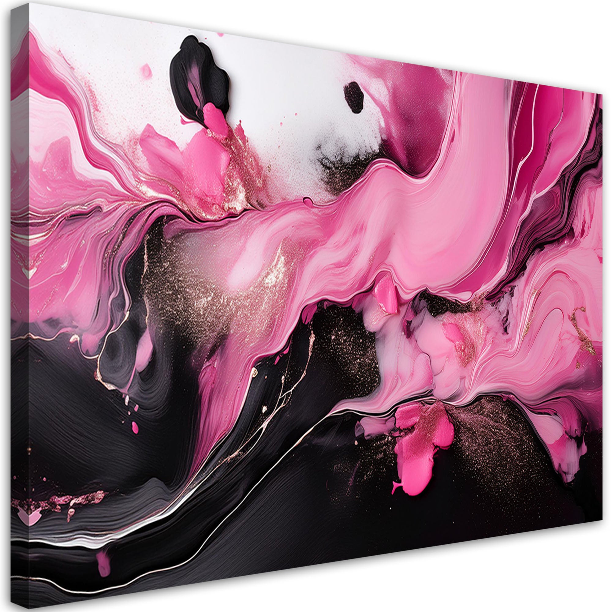 Obraz na płótnie, Różowa Abstrakcja Loft 120x80