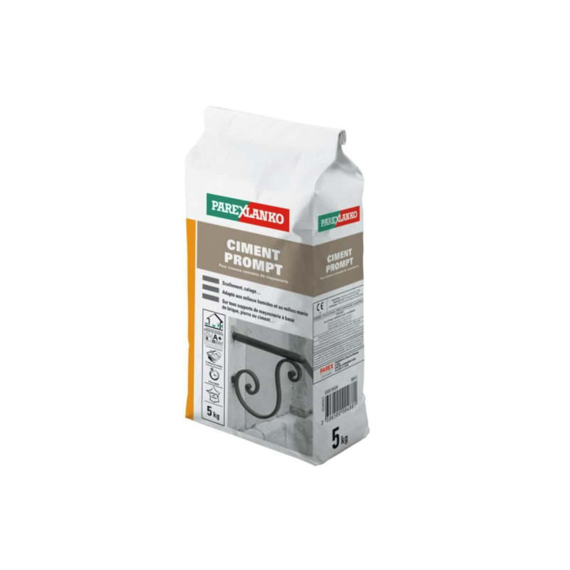 Ciment prompt PAREXLANKO 5kg 02875 Leroy Merlin