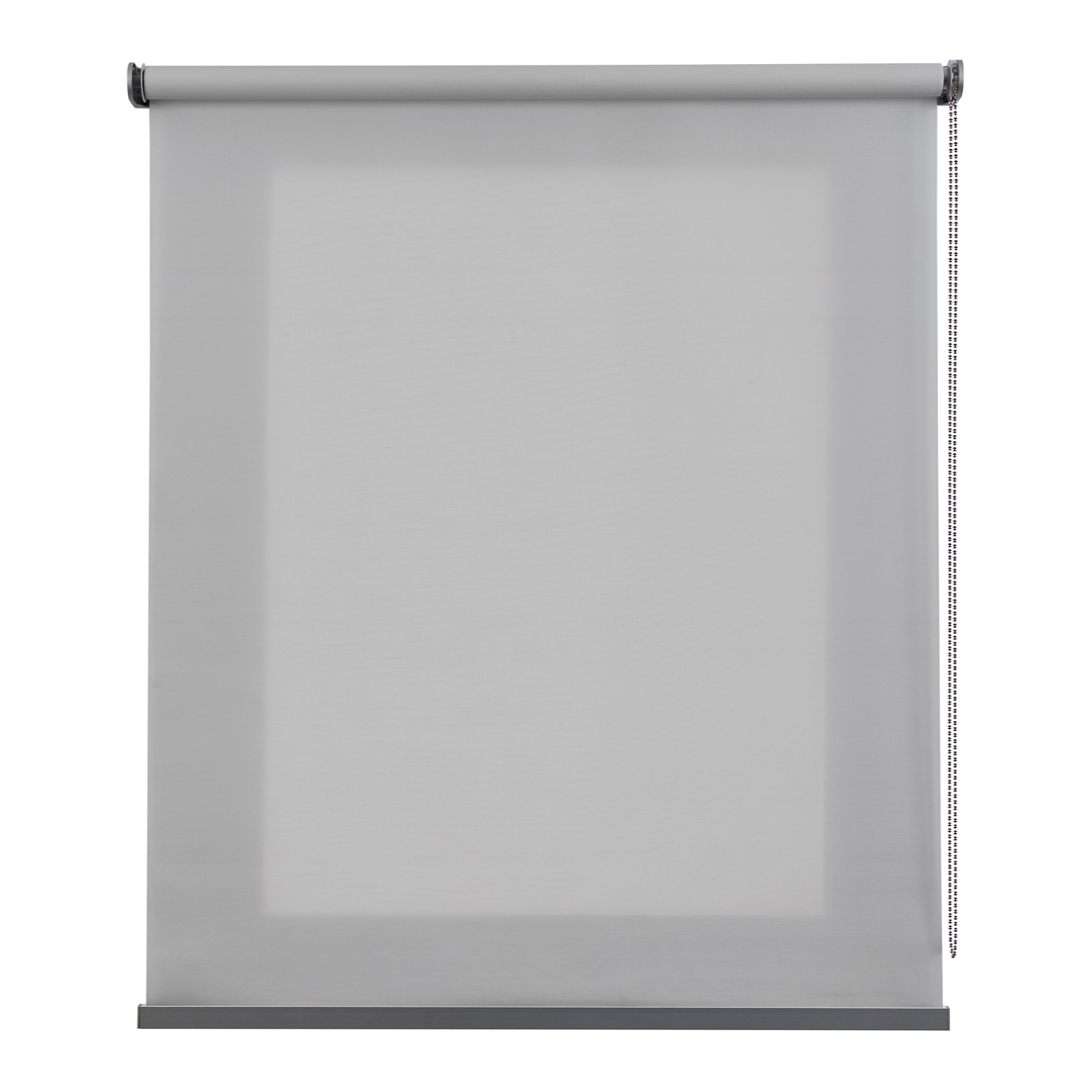Estores enrollables estor translúcido premium con acabados en aluminio gris 180x250 cm