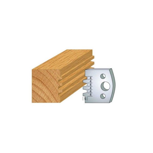 Jeu de 2 fers profilés acier Ht.40 mm N°076 Leman