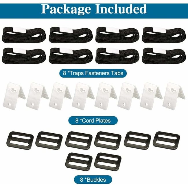 Annadue Kit de Fixation de Bobine de Couverture Solaire de Piscine, 8 Pièces de Sangles de Couverture Solaire, Sangles de Fixation Tactiles, de de Piscine Creusée, de Bobine de pour Annadue Kit de Fixation de Bobine de Couverture Solaire de Piscine, 8 Pièces de Sangles de Couverture Solaire, Sangles de Fixation Tactiles, de de Piscine Creusée, de Bobine de pour