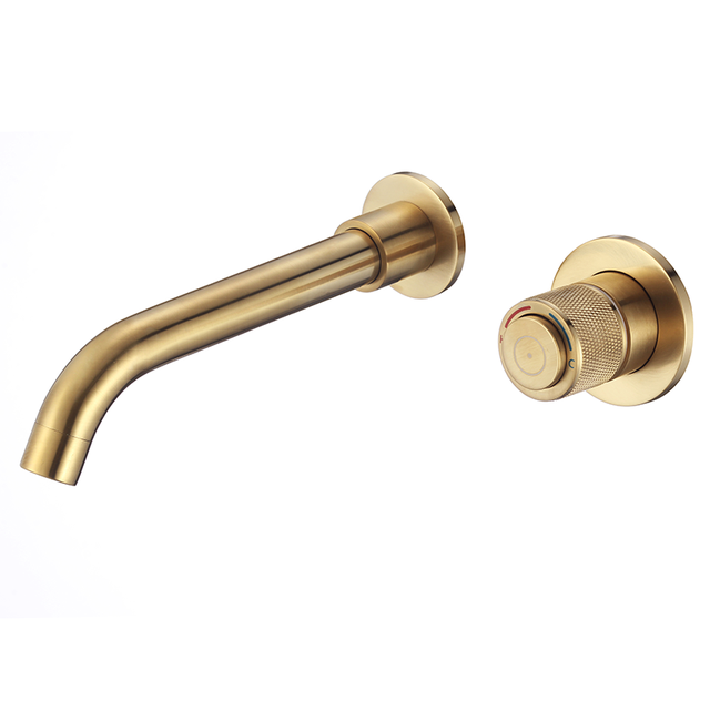 Rubinetto Bagno Design Oro Spazzolato | Rinnova con Eleganza