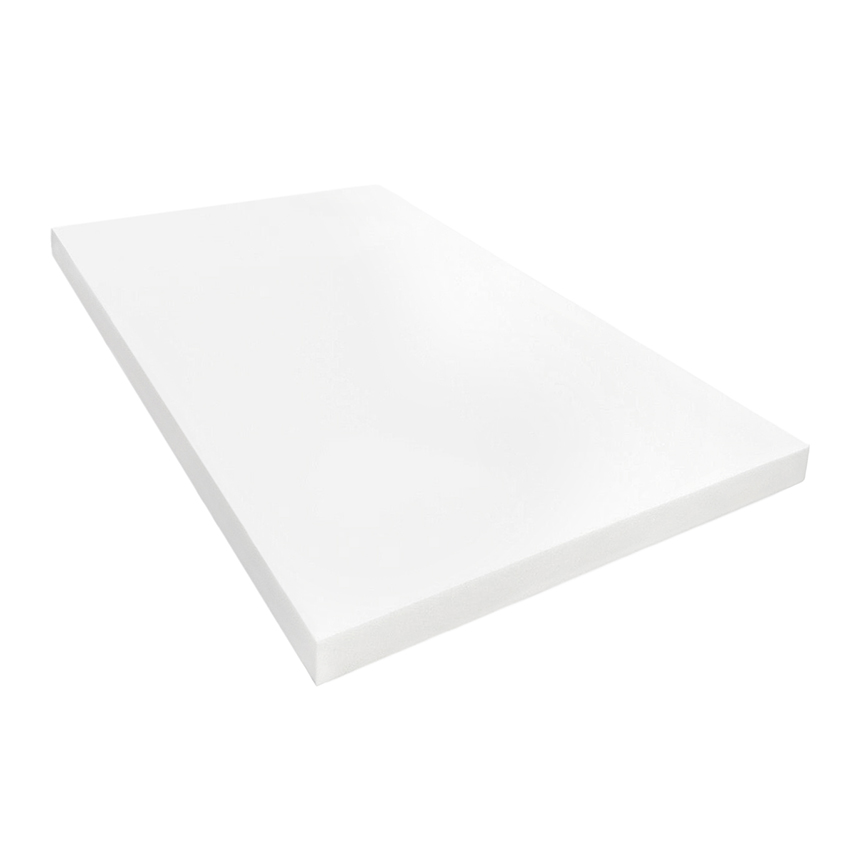 Plancha de espuma poliuretano multiusos - medida: 50 x 100 x 4 cm de grosor - dureza media - densidad 20 kg/m3