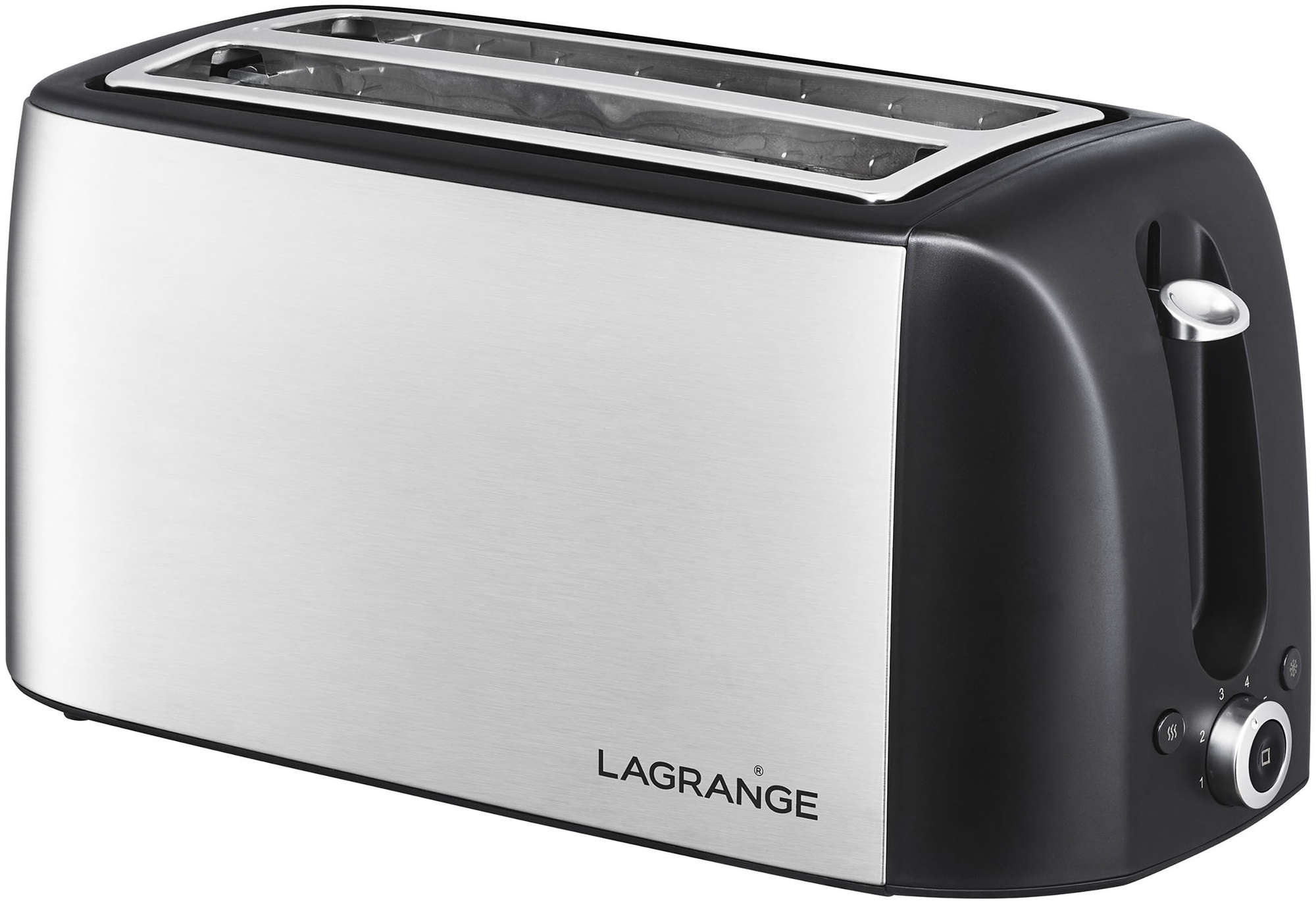 Toster Lagrange 519010 Szczotkowana stal nierdzewna Dwie extra długie szczeliny