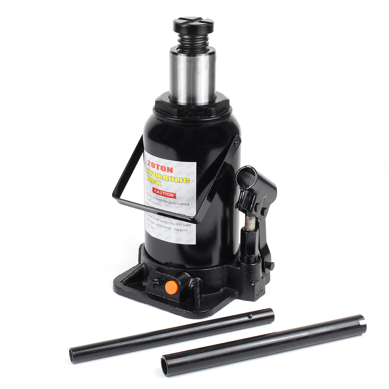 Cric Idraulico A Bottiglia 6 Tonnellate - Martinetto Professionale Per Auto E Furgoni Con Abbassamento Controllato - Foto 7