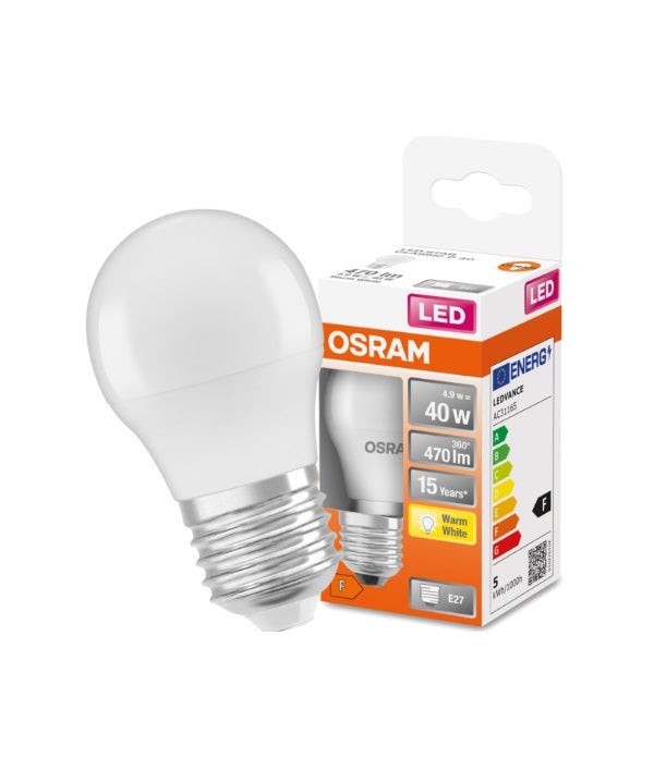 LED SPH DEP.A RADIA.5W E27 CHD BTE OSRAM - 4058075431034 - 5