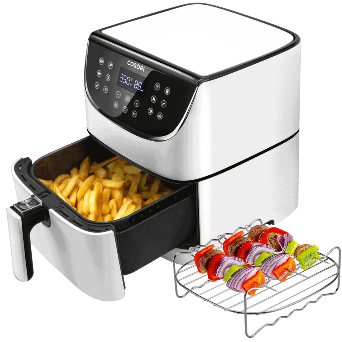 COSORI - Freidora de aire Premium Chef Edition Blanco 5,5 litros - 4