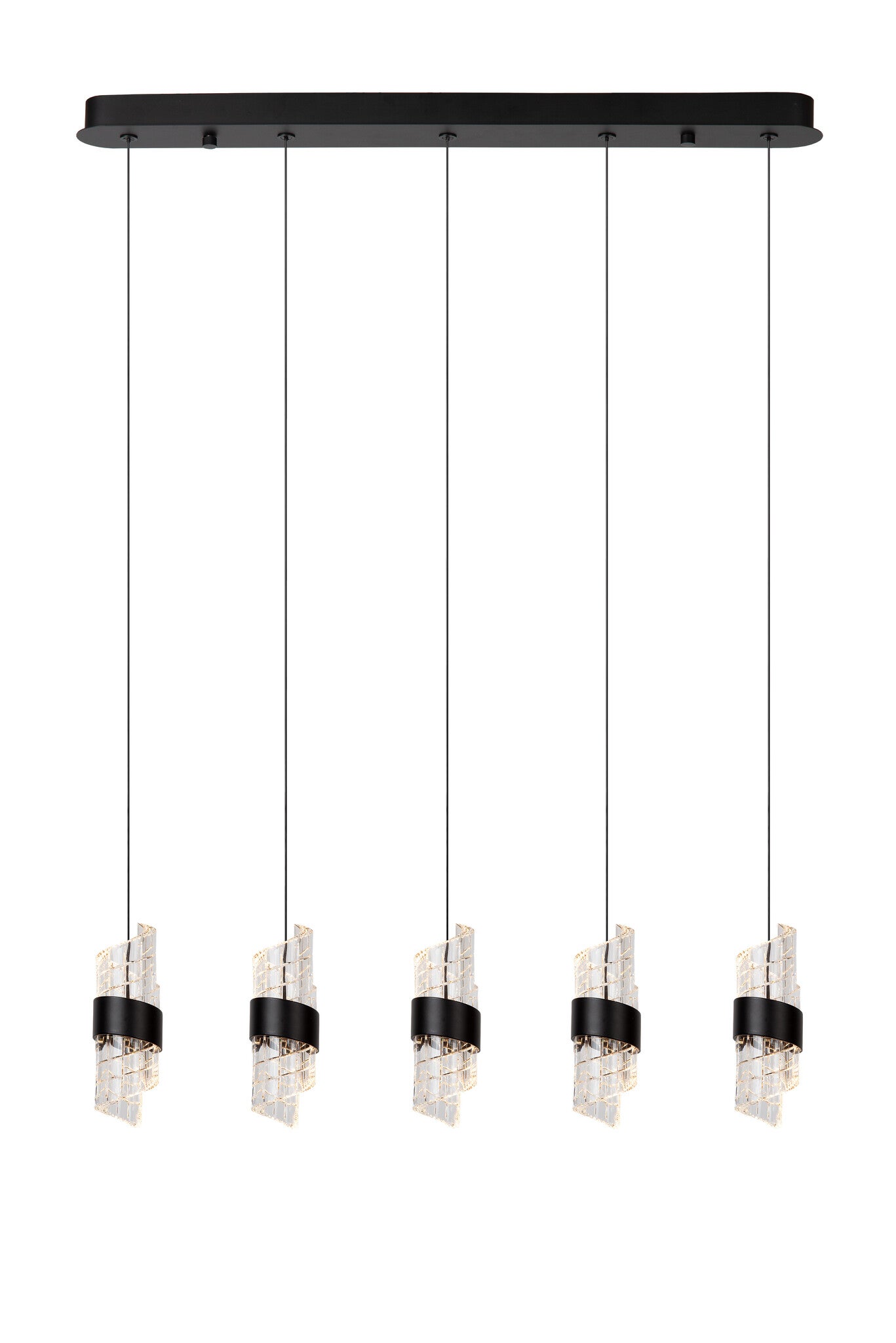 Lampa wisząca KLIGANDE LED 7W Ciepła biel 720lm czarna wym:150x82x8cm Lucide