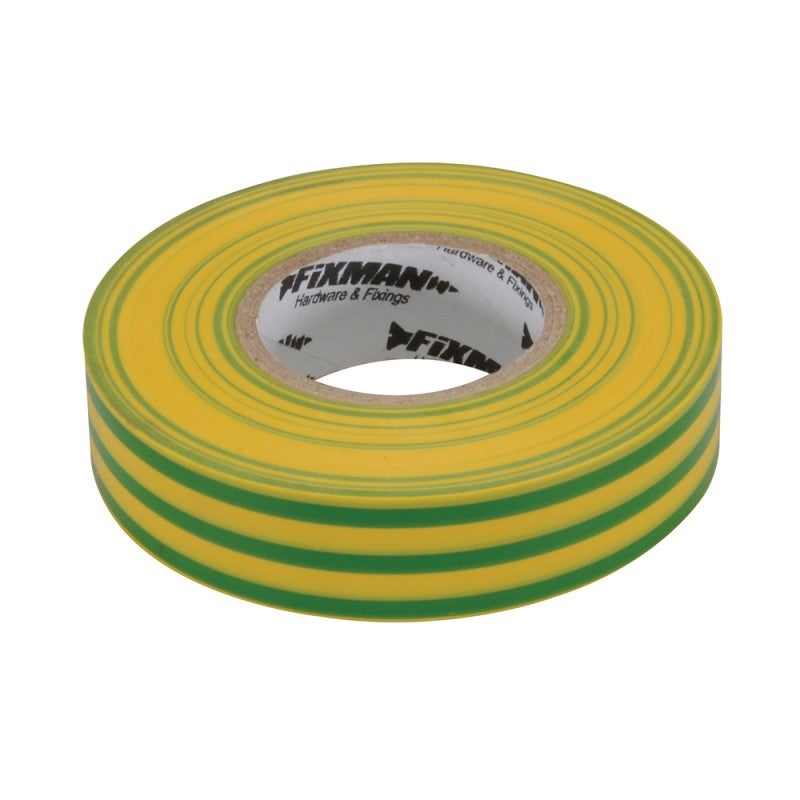 Ruban Isolant PVC Vert/jaune 19 Mm X 10 M, Flexible Et