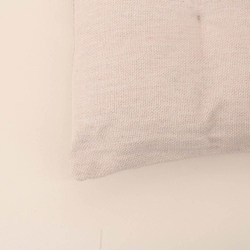 Matelas effet lin capitonné déperlant & anti-uv beige 60x120cm - Ornami - 3
