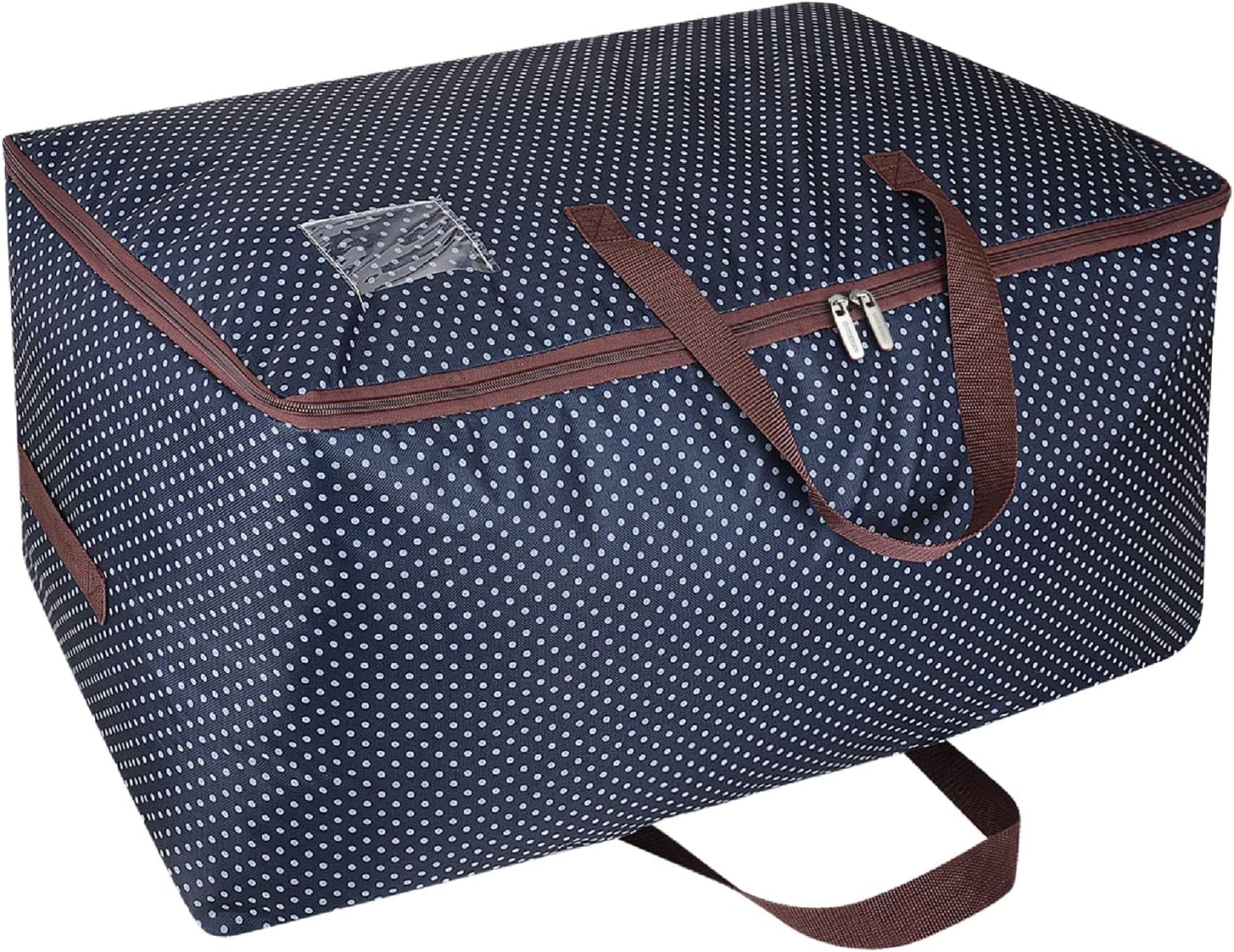 Pokrowce na ubrania 100 l, gruba, duża torba do przechowywania, torba podróżna (niebieska)