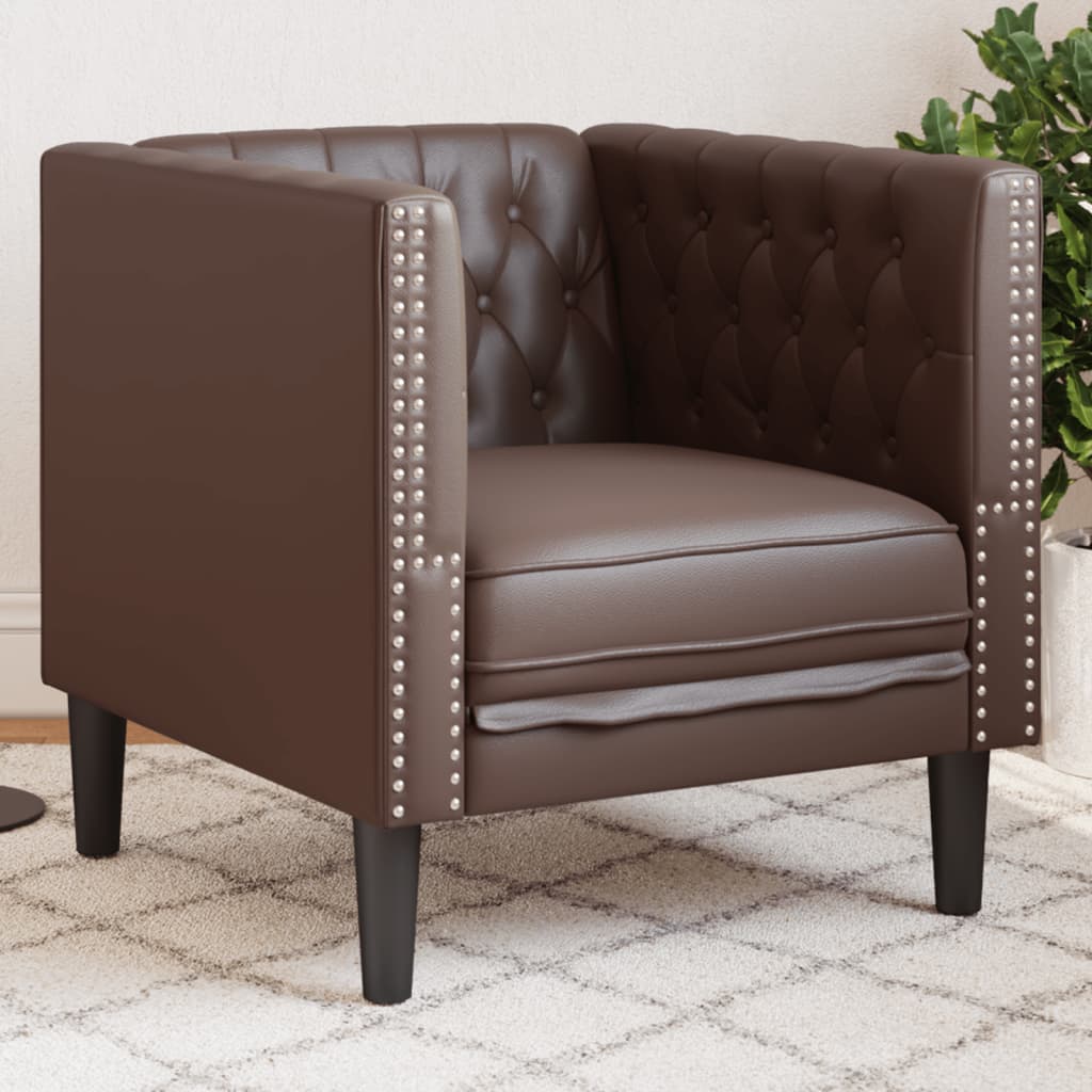 Canapé chesterfield cuir marron convertible