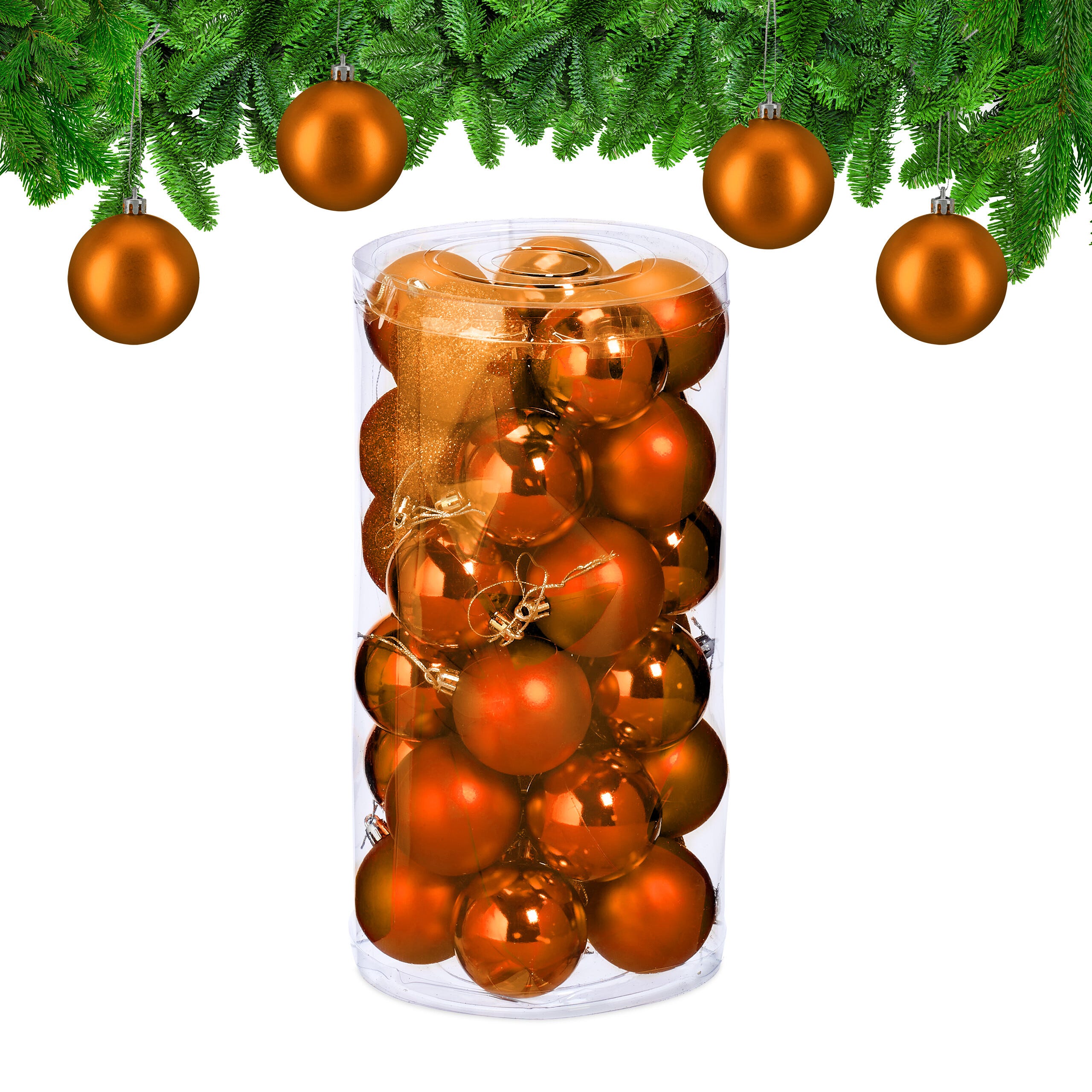 Palline di Natale, Set da 30 Palle Albero, Addobbi Natalizi, Sfere D: 6 cm, in Plastica Infrangibile, Fucsia, Relaxdays | Leroy Merlin Palline di Natale, Set da 30 Palle Albero, Addobbi Natalizi, Sfere D: 6 cm, in Plastica Infrangibile, Fucsia, Relaxdays | Leroy Merlin