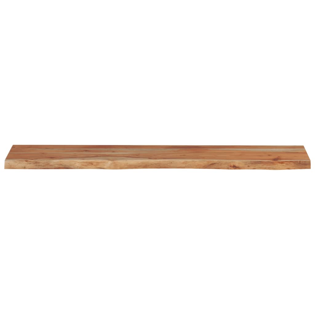 Étagère murale | Étagère flottante | Étagères de rangement rectangulaire massif acacia bordure assortie CFW95319 - 4