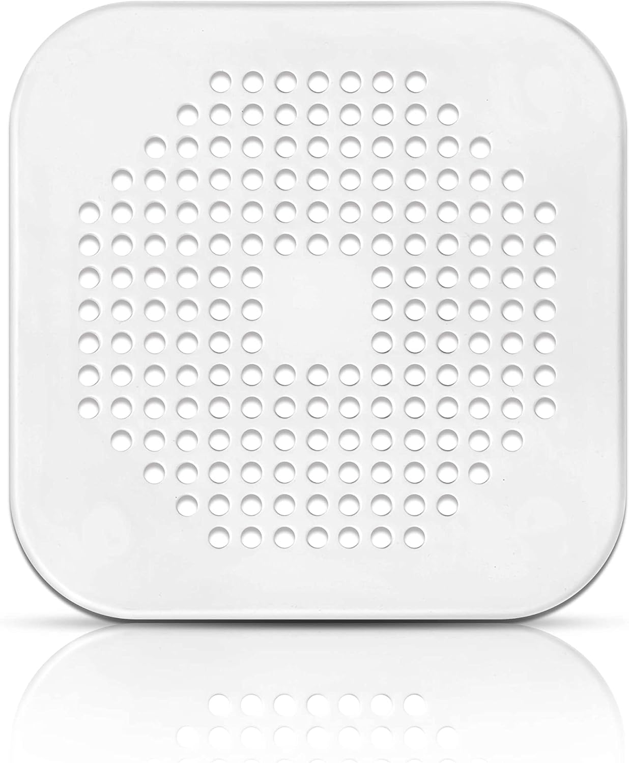 10 filtrów do włosów do prysznica - spinki do włosów pod prysznic | filtr do wanny / prysznica - łazienka (biały 14,3 * 14,3 * 1,5 cm)