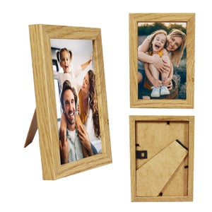 Cornice portafoto DR35 67 x 63 cm (nero lucido), 35 mm di larghezza, in legno MDF, con vetro acrilico antiriflesso e retro stabile e ganci