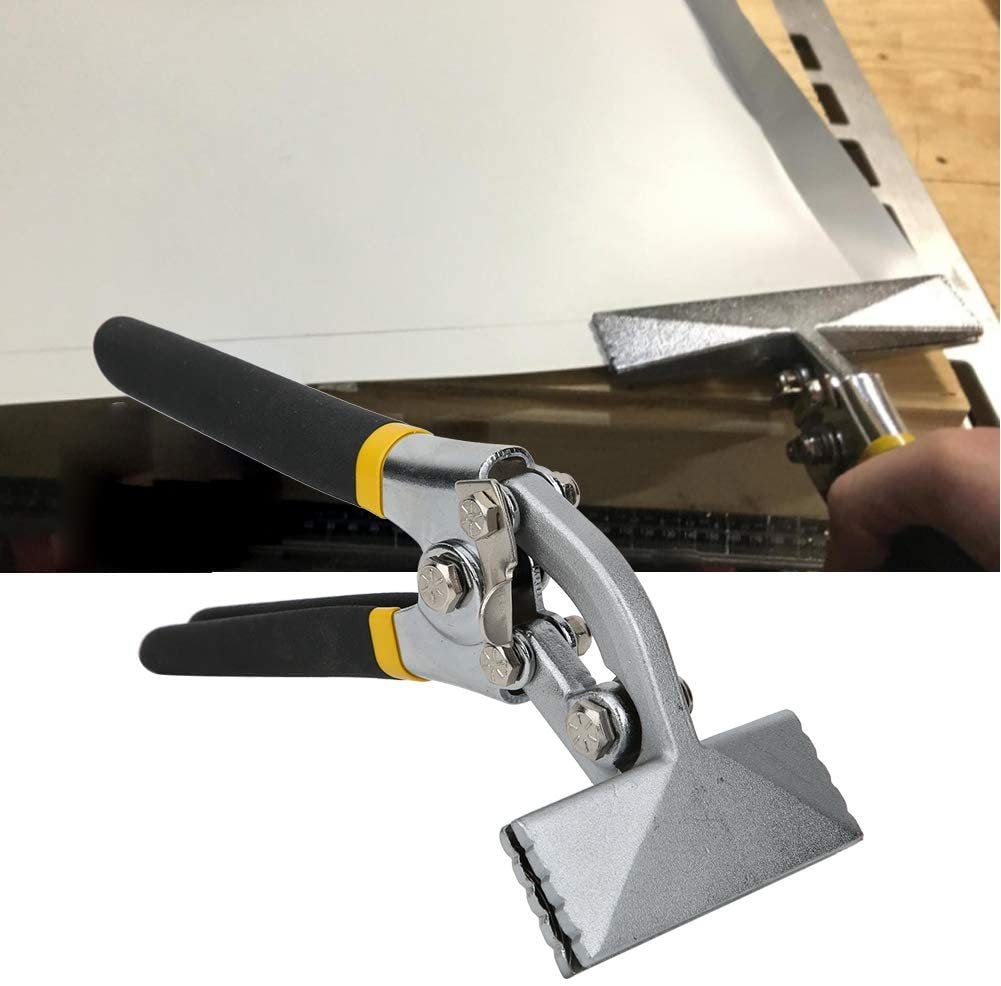 Pince A Placo Pince à Plier Tôle 3-en-1 - 60mm (Droite/45°/90°) | Outil Professionnel Pour Couvreurs & Bricoleurs Pince Pliante Pas Cher