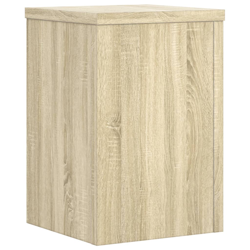 Supports pour plantes 2 pcs chêne sonoma bois d'ingénierie - 4