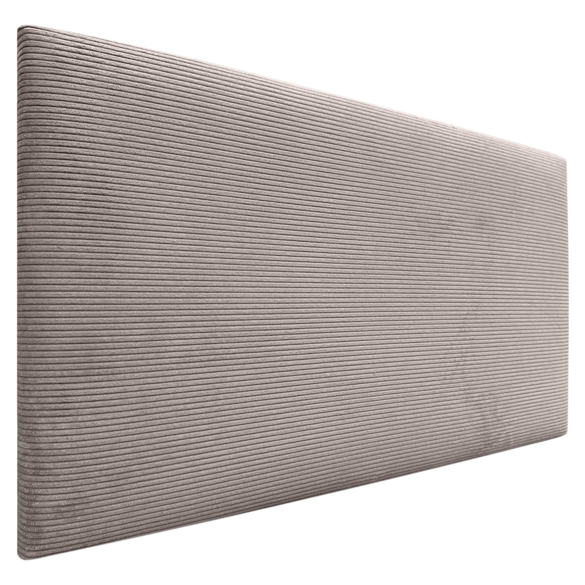 DHOME Tête De Lit Capitonnée En Velours Lisse Arrondie - Acoustique Et Absorbante Fixation Murale Chambre Blanc 100cm 98347450