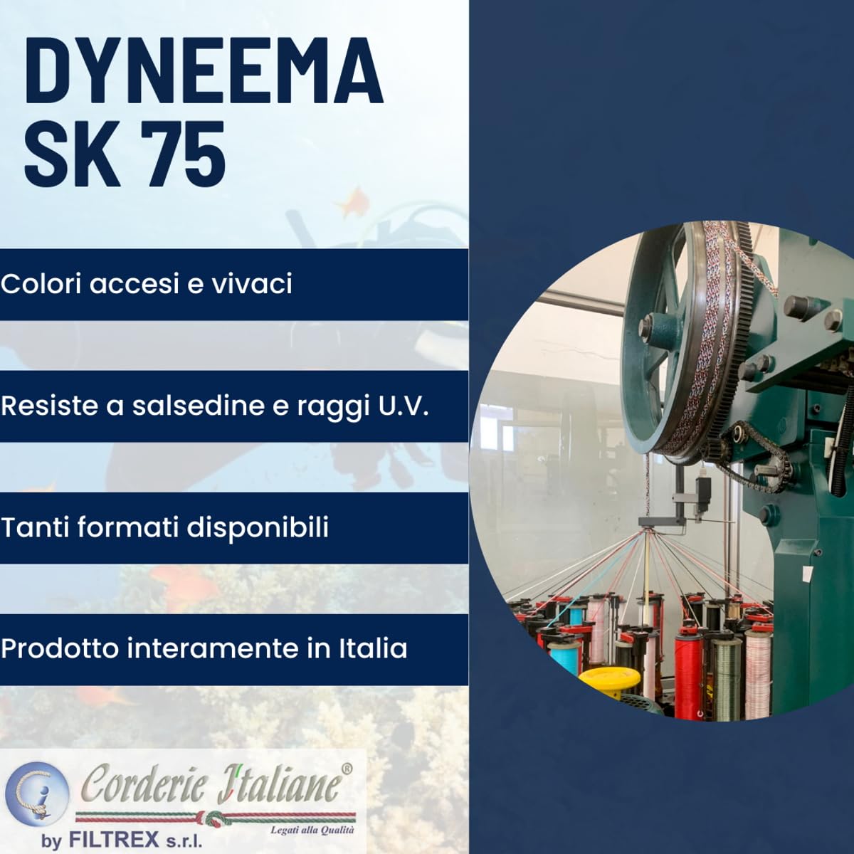 Corderie Italiane®, 006046219, Sagola Per Fucili Da Sub, Anima In