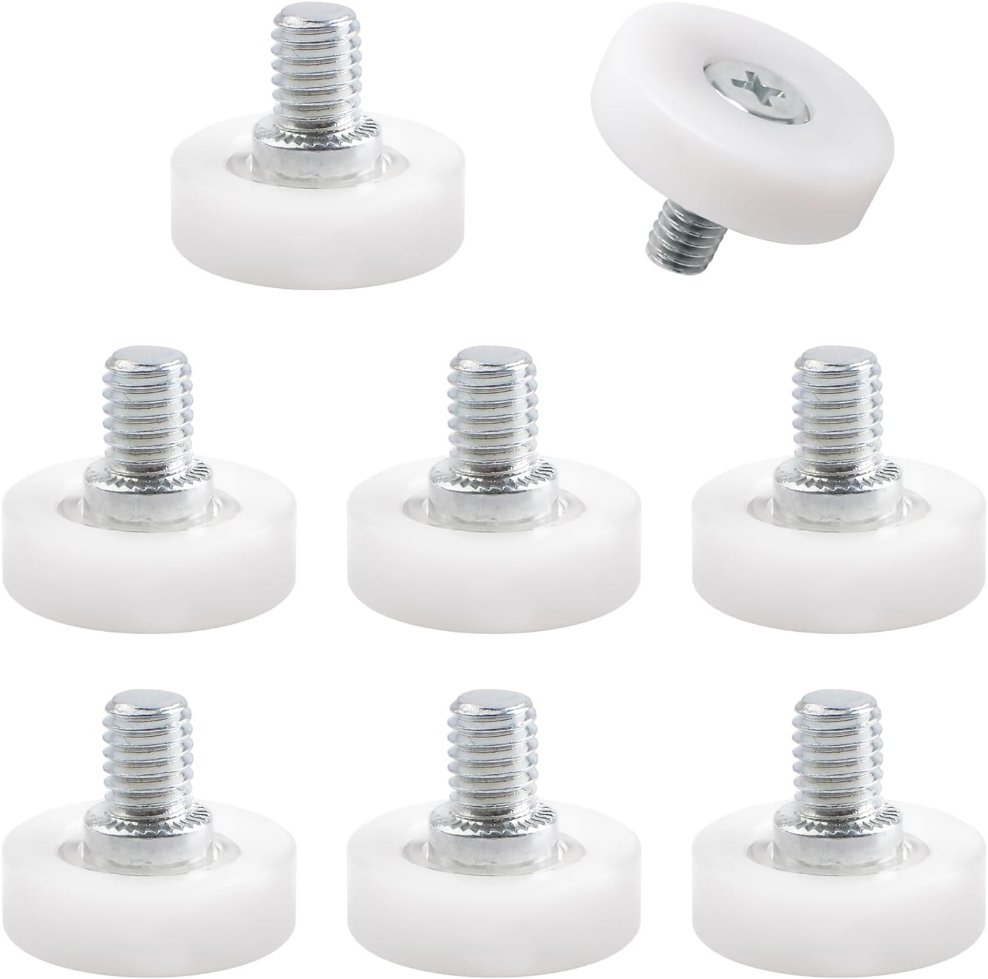 Lot De 5 Roulettes Pour Moquette - Diamètre : 65 Mm - Freinées | Leroy Merlin