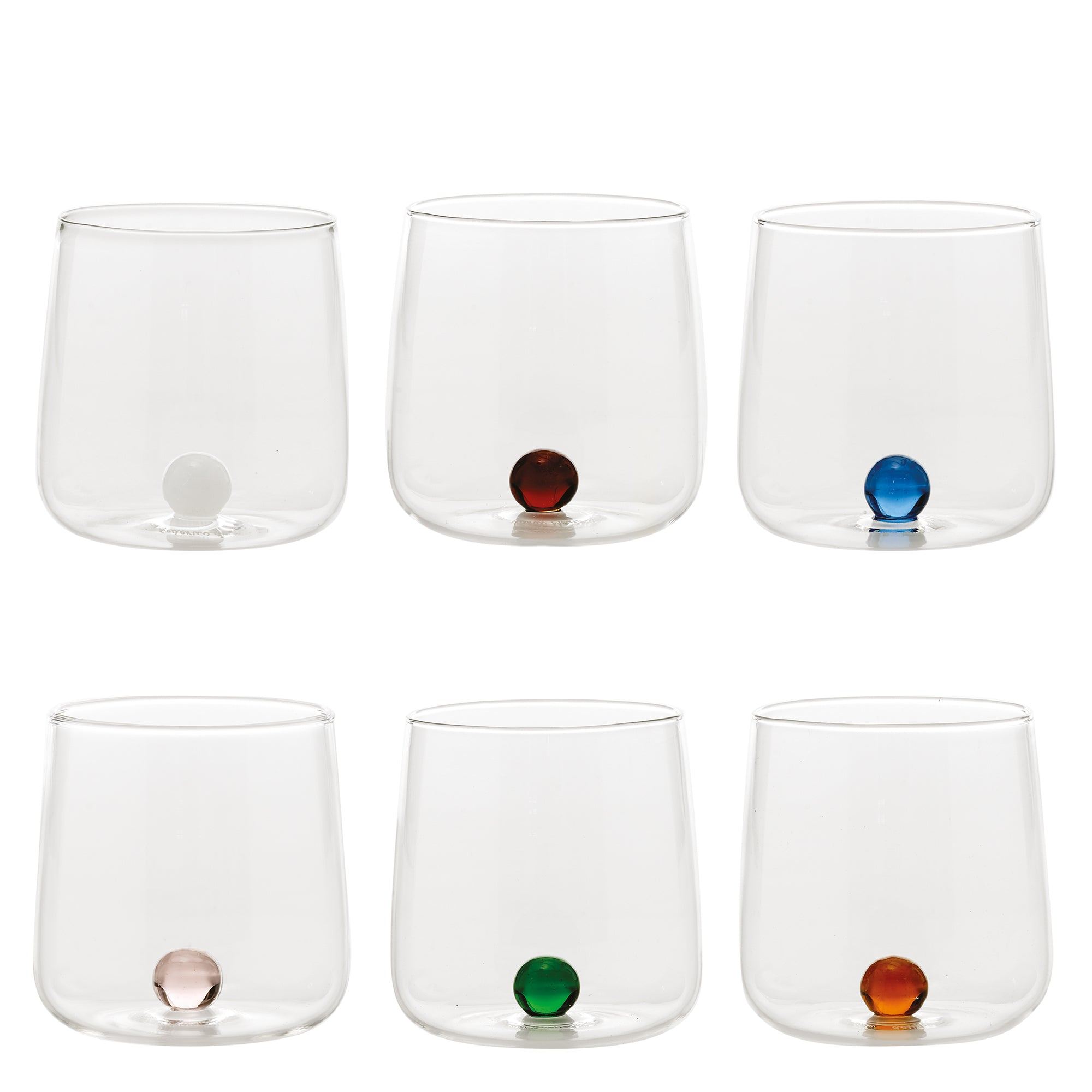 Zafferano Juego De 6 Vasos De Borosilicato Bilia Tumbler Color Colores Surtidos , Leroy Merlin