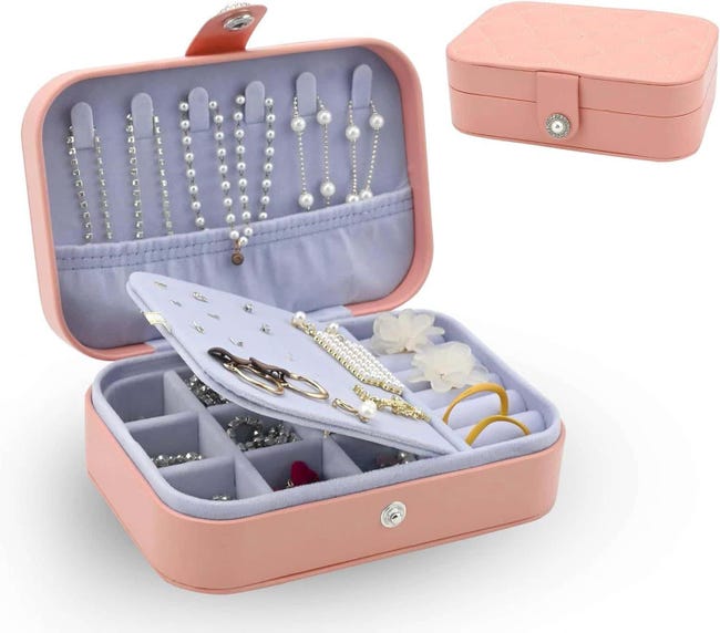 XIANGLONGY Portagioie da Viaggio Donna, Portable Portagioie Piccolo XIANGLONGY Portagioie da Viaggio Donna, Portable Portagioie Piccolo