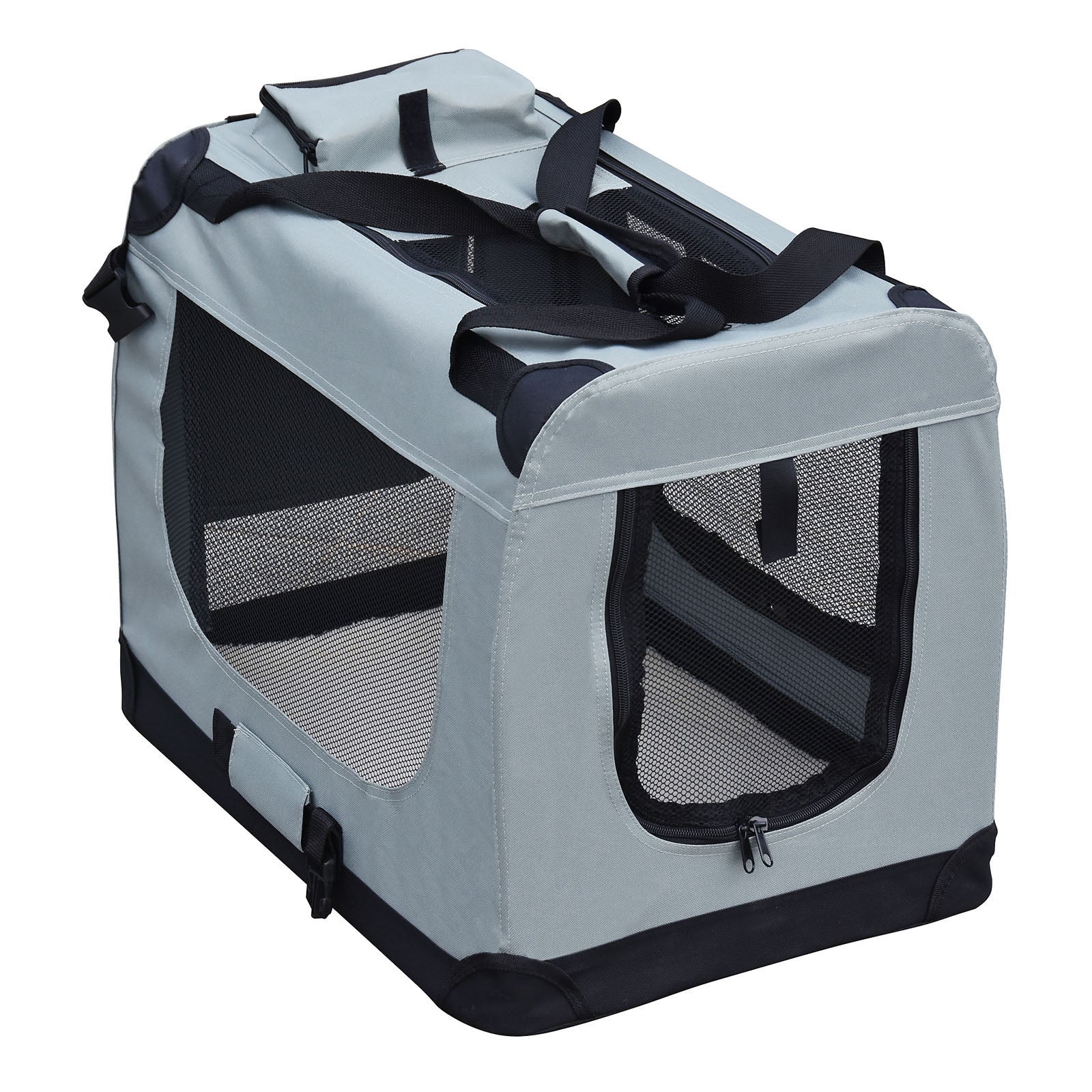 Litière Chat Fudajo - Caisse De Transport Noire Pliable Pour Animaux Sac De Transport Pour Chat