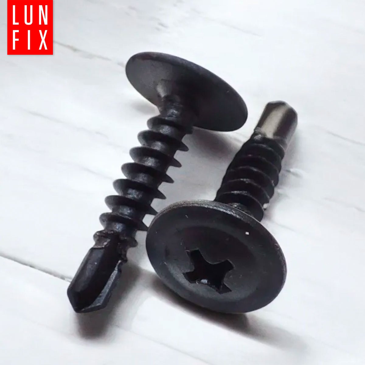 Wkręty do metalu samowiercące fosfatowane z łbem podkładkowym 4,2x16mm 100szt. - 5