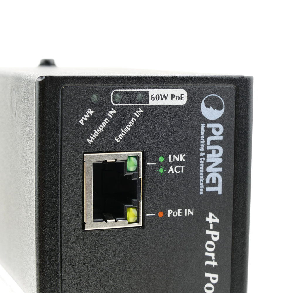 Ultra Power over Ethernet PoE extender 1 port PoE à 4 ports PoE IEEE802.3af/at 10/100/1000Mbps - 5