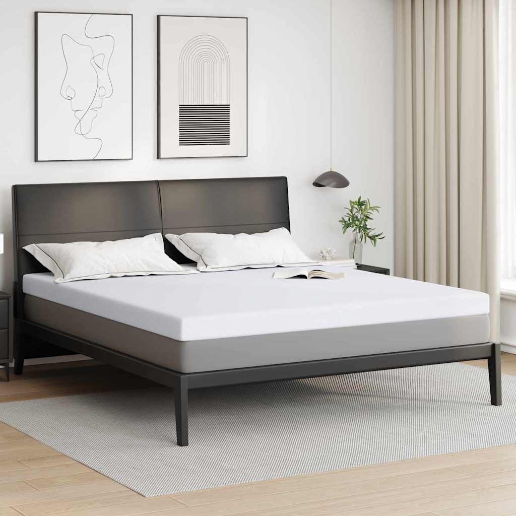 Nakładka na materac Biały 180 x 200 cm Tkanina jacquard vidaXL