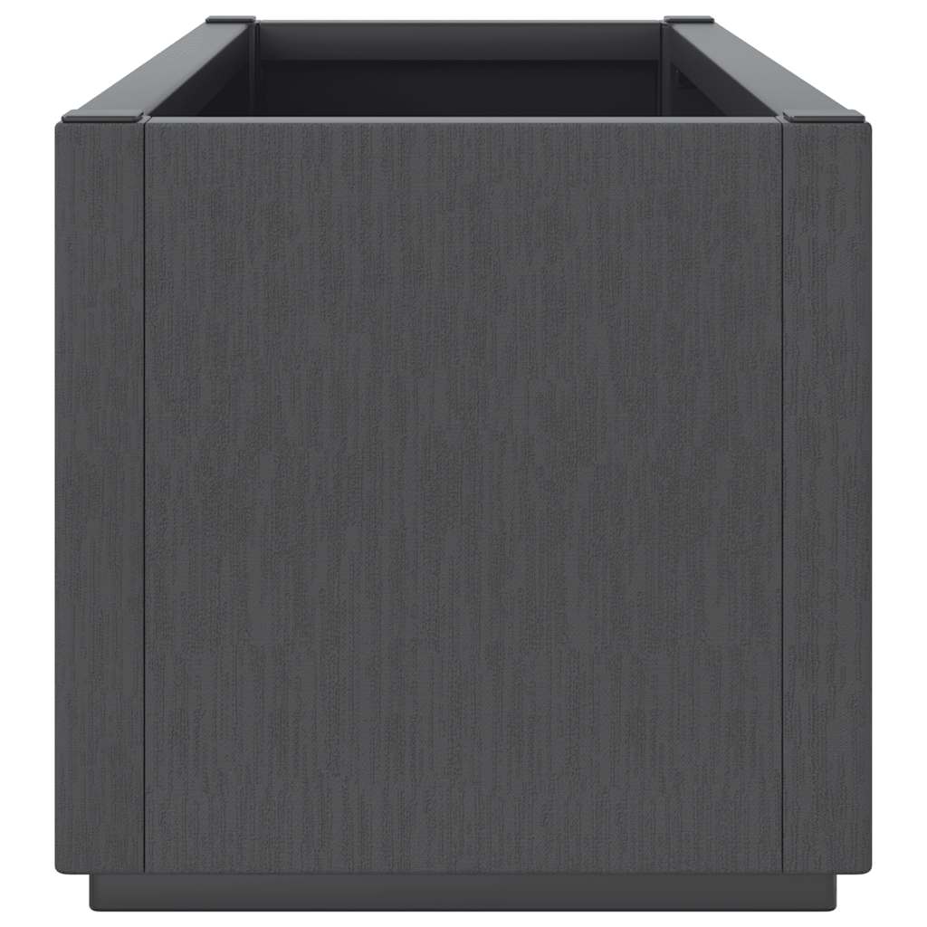 Jardinière gris foncé 80x36x35 cm PP vidaXL - 6